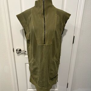 NWOT Daily Practice Olive Green Sleeveless Dress